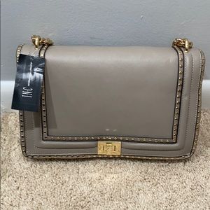 Grey Gold Studded INC Shoulder Bag BRAND NEW